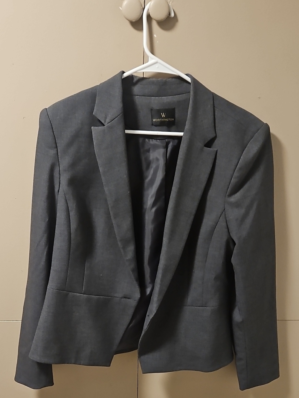 Worthington Women’s Dark Gray Tailored Blazer